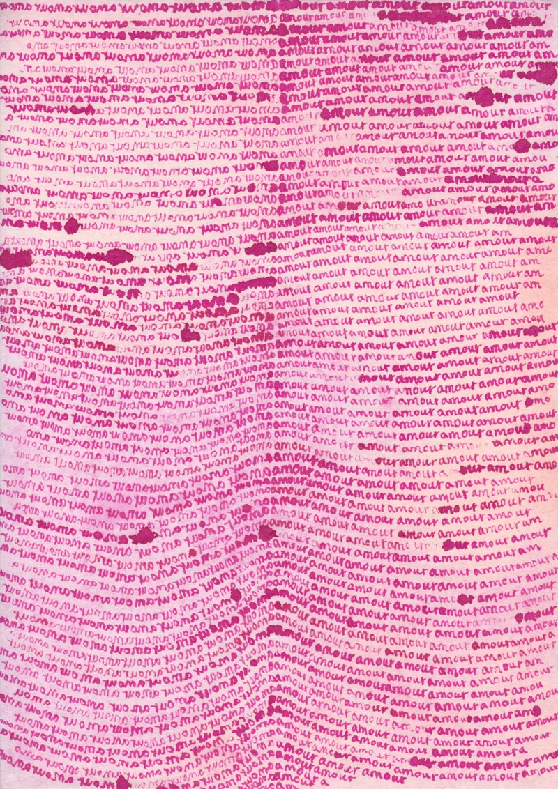 Edition QIN HAN, Série Amour, signée et numérotée, format A4, 30 ex