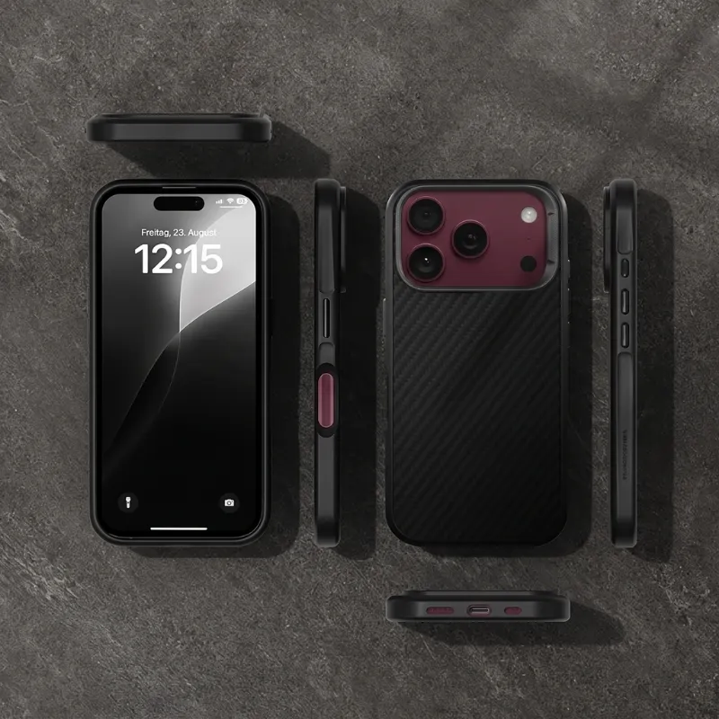 Carbon Case s de l'iPhone 18 Pro avec MagSafe