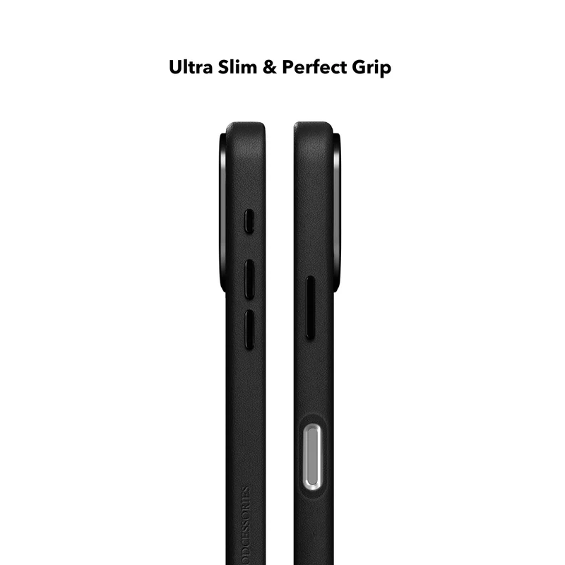 Étui en cuir vegan pour iPhone 18 Pro Max