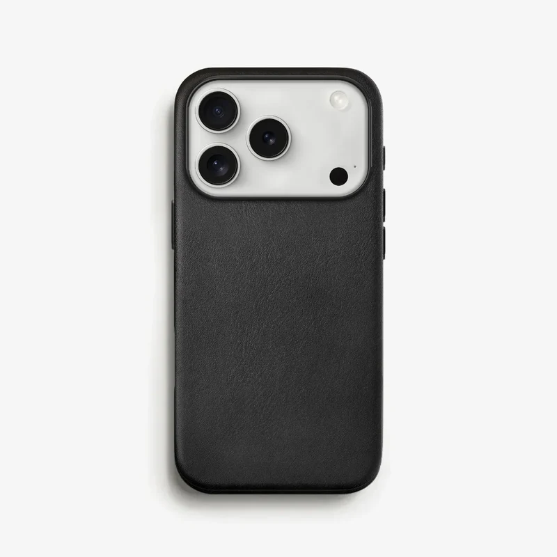 Étui en cuir vegan pour iPhone 18 Pro