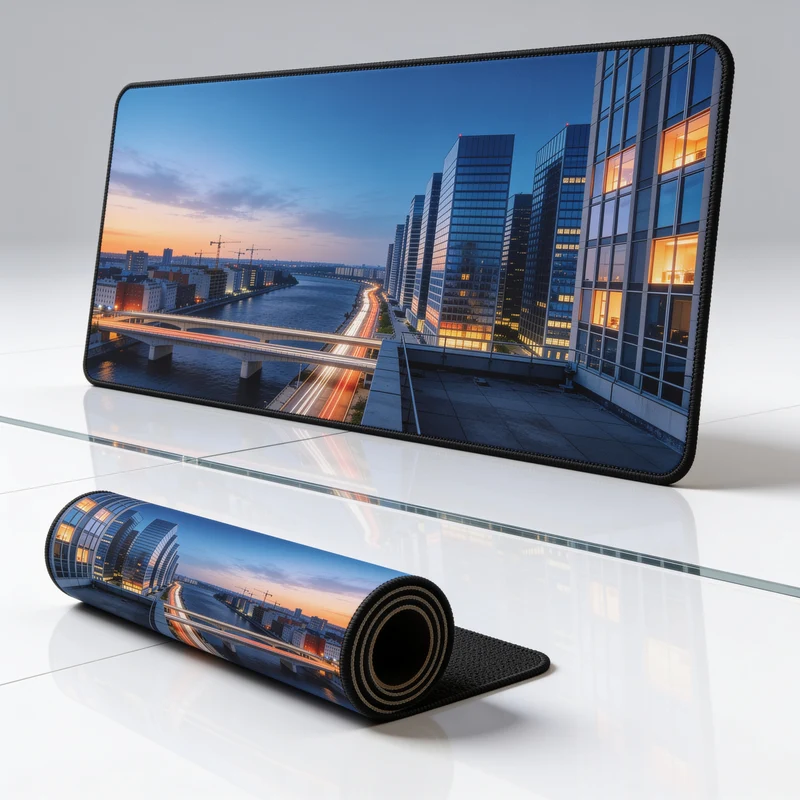 Custom Large Desk Mat — 19.7×39.4, 21.7×39.4 and 23.6×47.2 in | PopMyPad