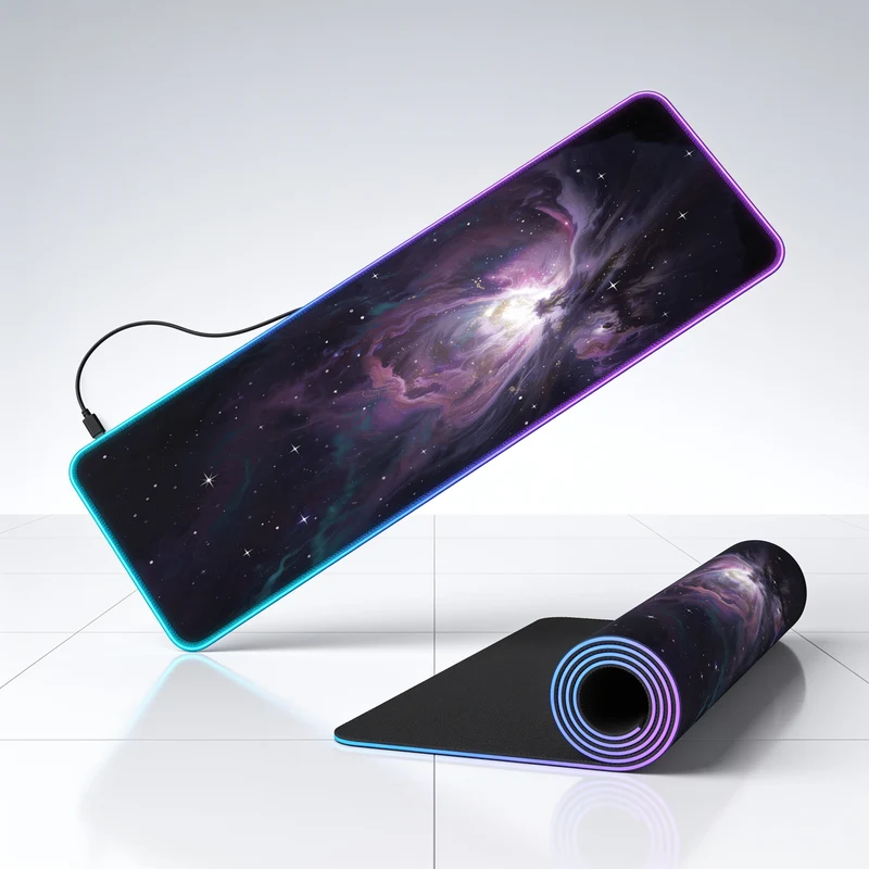 Custom RGB Mouse Pad — Your Image, LED Backlit | PopMyPad