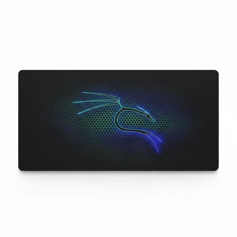 XXL Geometric Gaming Mouse Pad — Cybernetic Dragon | PopMyPad