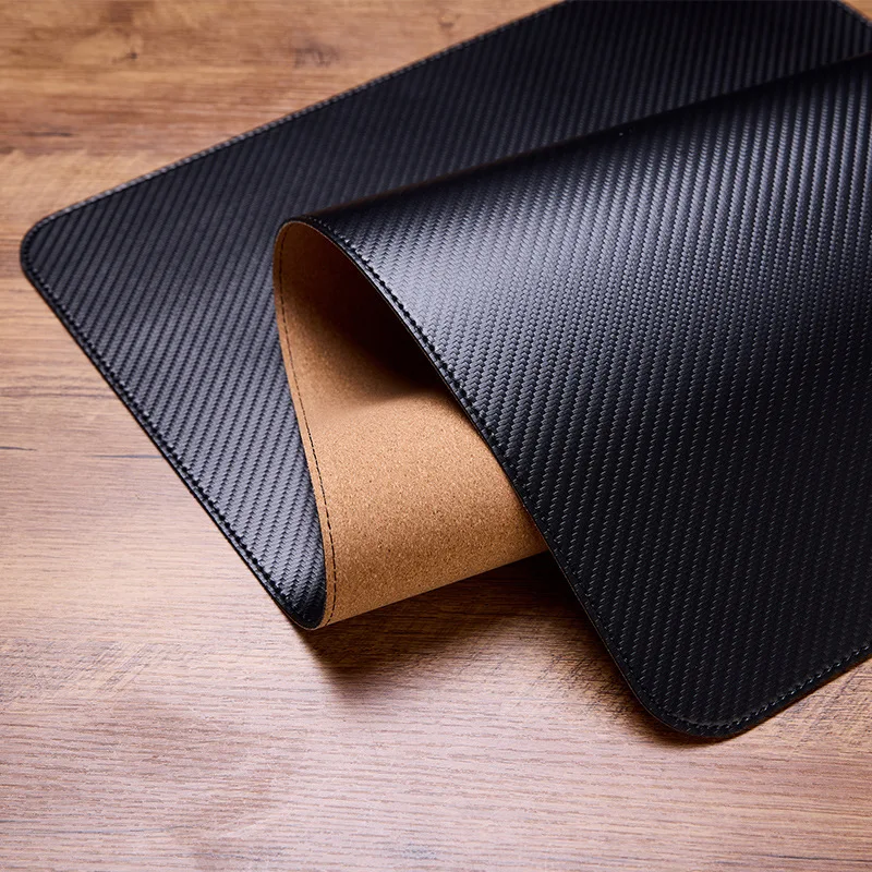 Carbon Cork Mouse Pad — Natural Large Deskmat | PopMyPad