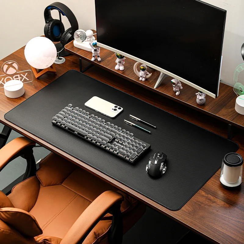 Carbon Cork Mouse Pad — Natural Large Deskmat | PopMyPad