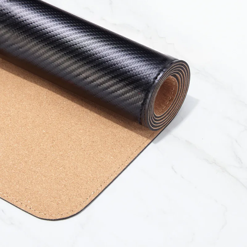 Carbon Cork Mouse Pad — Natural Large Deskmat | PopMyPad