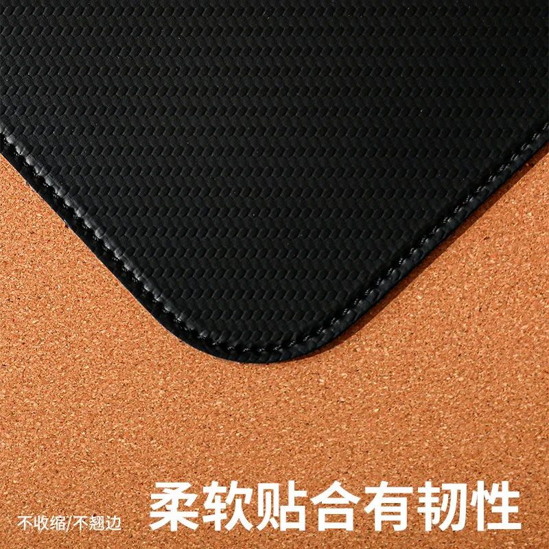 Carbon Cork Mouse Pad — Natural Large Deskmat | PopMyPad