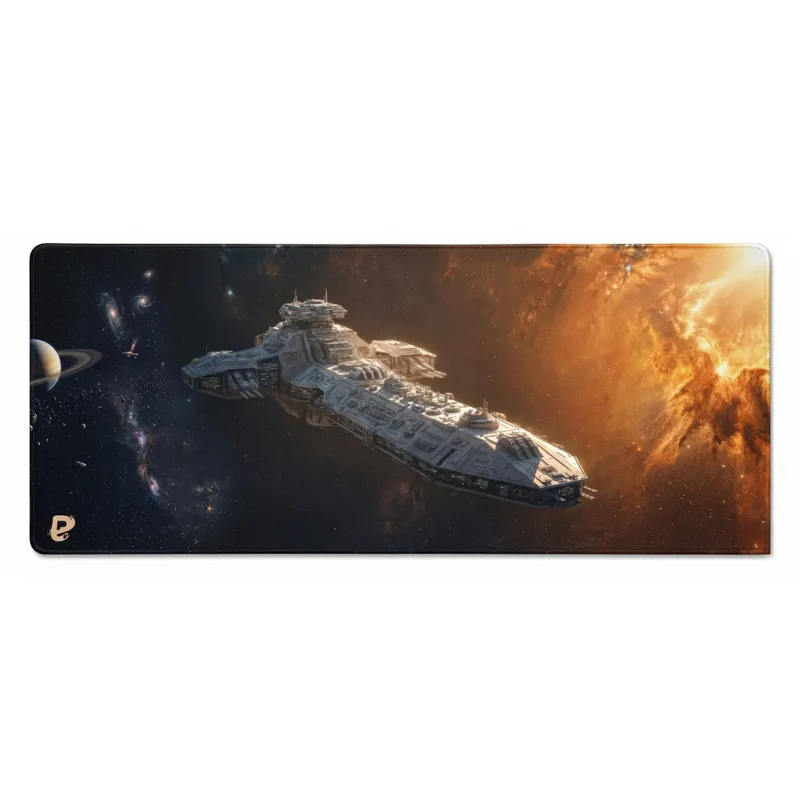 XXL Gaming Mouse Pad - Interstellar Ship - Corvann | PopMyPad