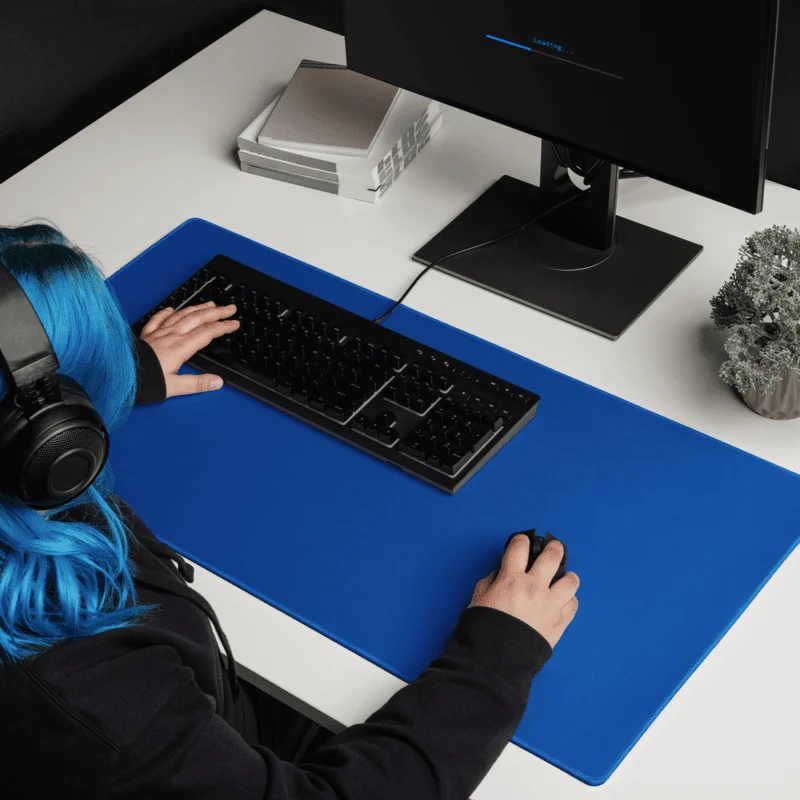 Tapis De Souris Bleu