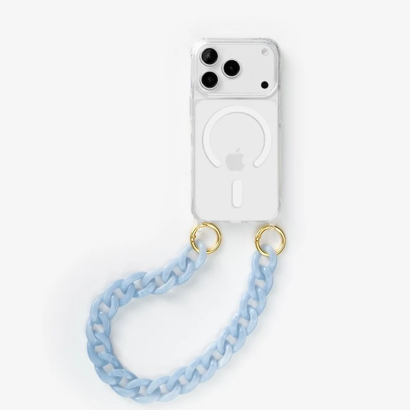 iPhone 17 Pro Max Chaîne pour téléphone portable Transparent MagSafe