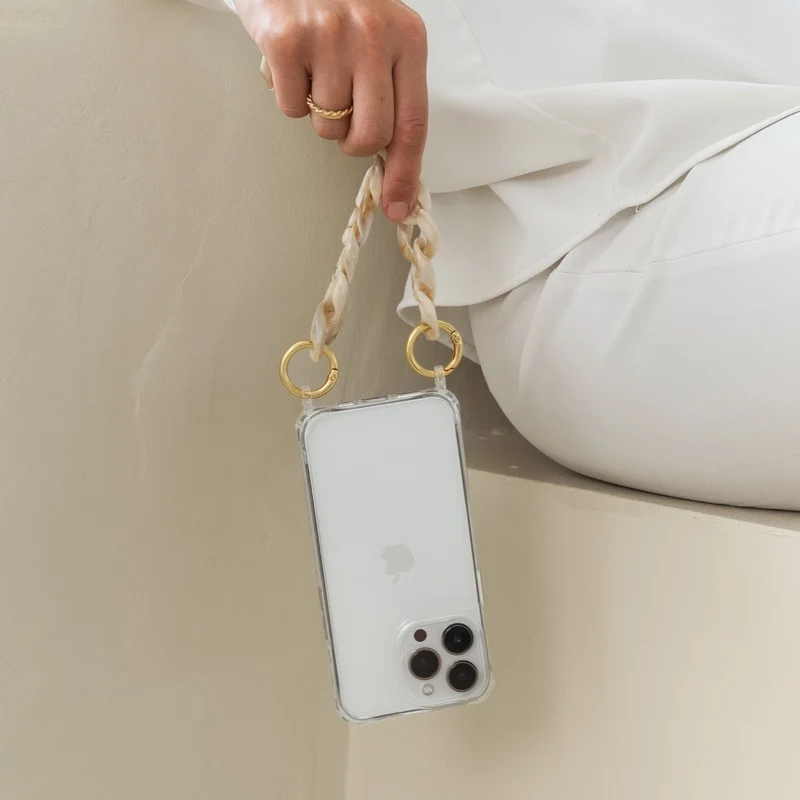 iPhone 17 Pro Max Chaîne pour téléphone portable Transparent MagSafe