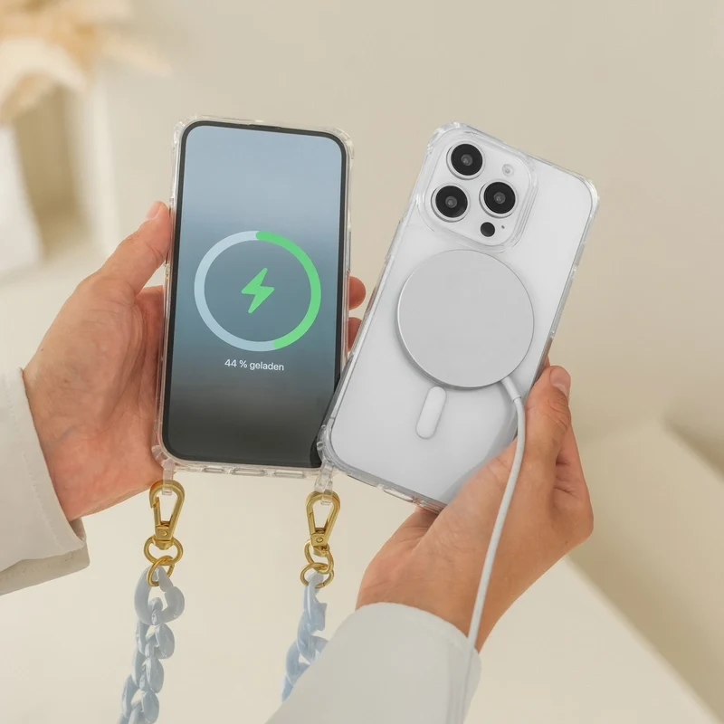 iPhone 16 Pro Chaîne pour téléphone portable Transparent MagSafe