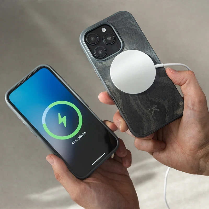 iPhone 17 Pro Max étui en pierre avec MagSafe