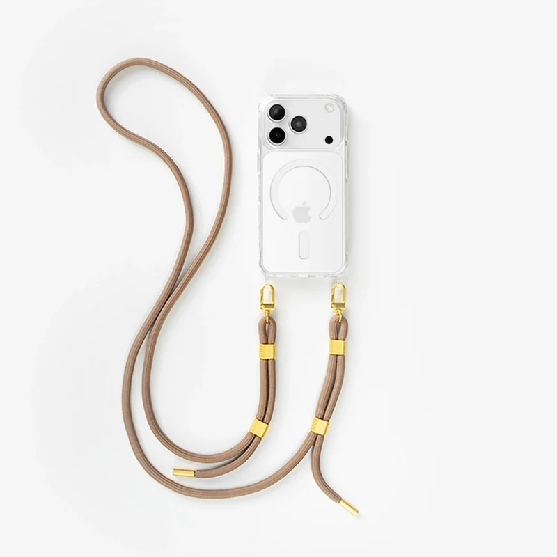 iPhone 17 Pro Max Chaîne pour téléphone portable Transparent MagSafe