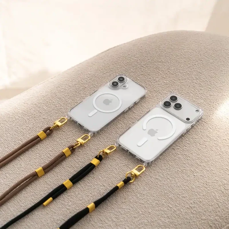 iPhone 17 Pro Max Chaîne pour téléphone portable Transparent MagSafe