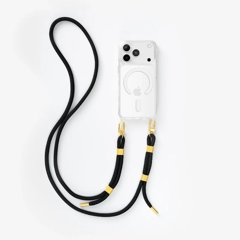 iPhone 17 Pro Max Chaîne pour téléphone portable Transparent MagSafe