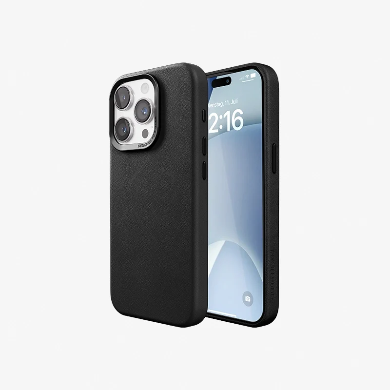 iPhone 14 Pro étui en cuir Vegan