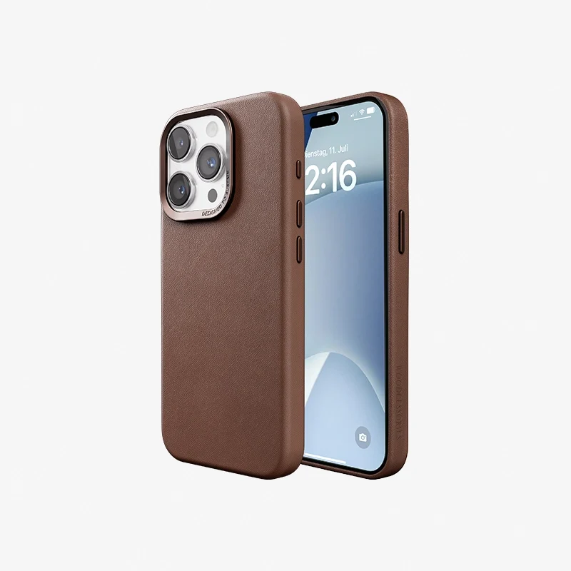iPhone 14 Pro étui en cuir Vegan