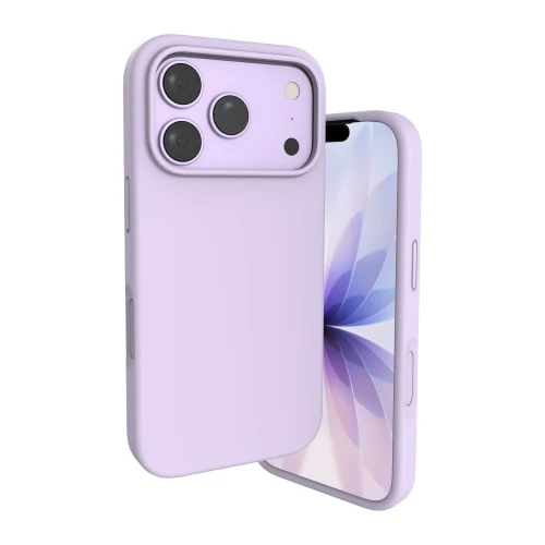 Coque de Protection Silicone Ultra-Douce pour iPhone 17 Pro Lavande