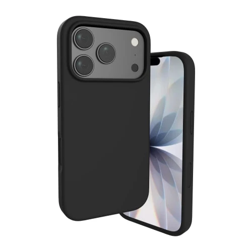 Coque de Protection Silicone Ultra-Douce pour iPhone 17 Pro Noir