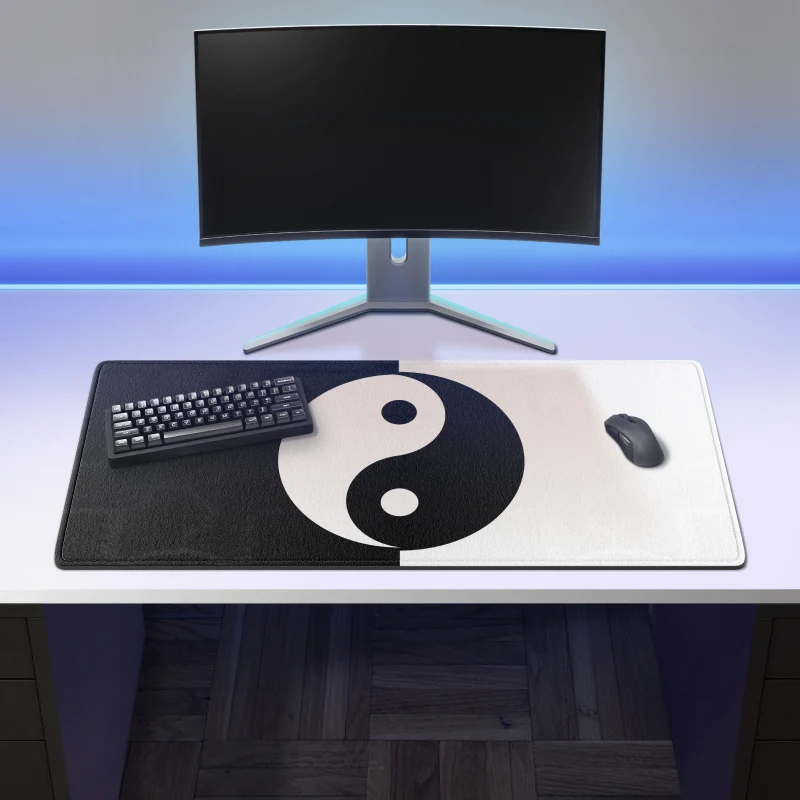 Tapis de bureau - "Yin Yang"