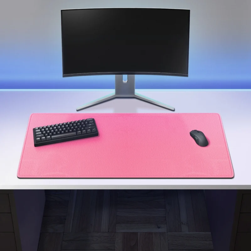 Tapis de bureau - Couleur ROSE