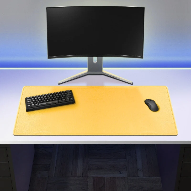 Tapis de bureau - Couleur JAUNE