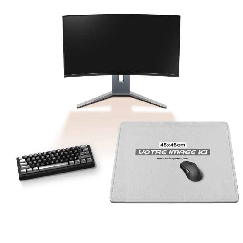 Tapis de Souris Personnalisé (Format grand carré)