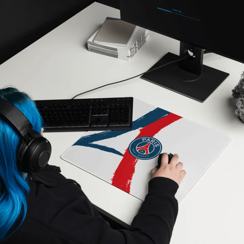 Tapis De Souris Carré PSG Moderne