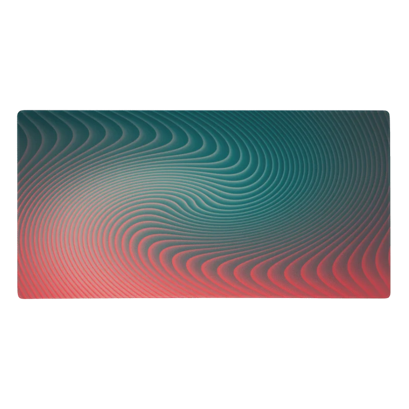 Tapis De Souris Original Dégradé Turquoise et Corail