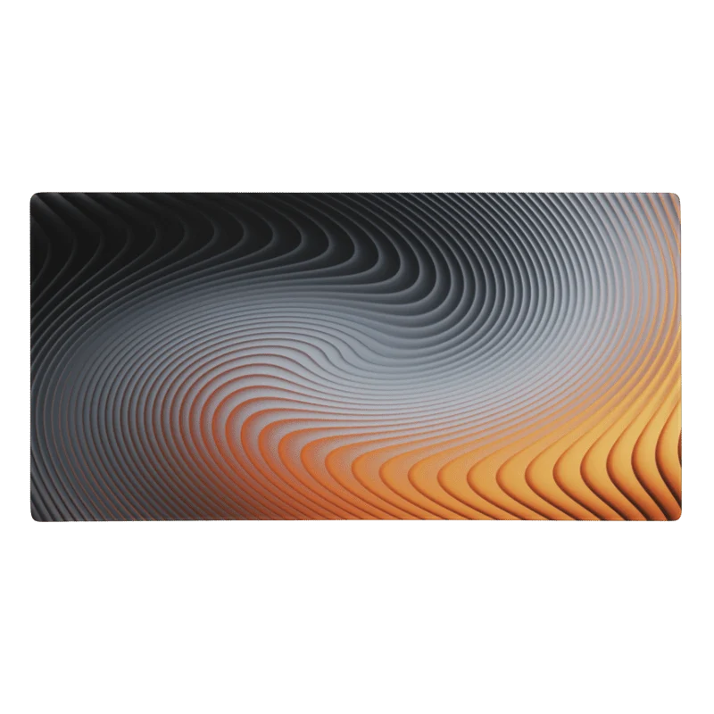 Tapis De Souris Original Dégradé Noir et Orange