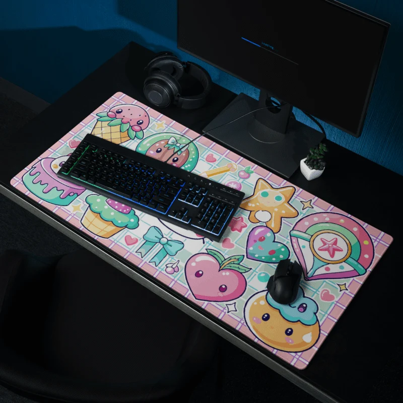 Tapis De Souris Kawaii Sucreries Pastel