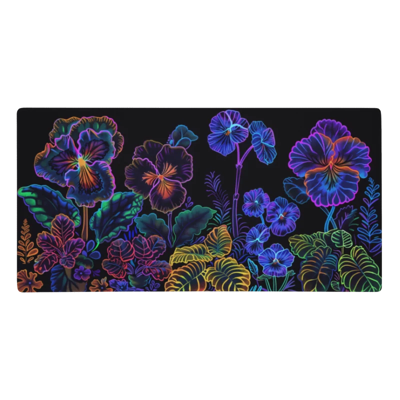 Tapis De Souris Original Fleurs Lumineuses