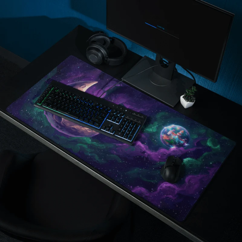 Tapis De Souris Gamer Galaxie Cosmique