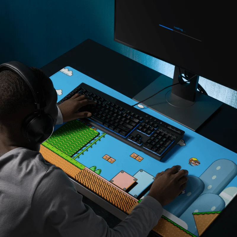 Tapis De Souris Gamer Rétro Pixel