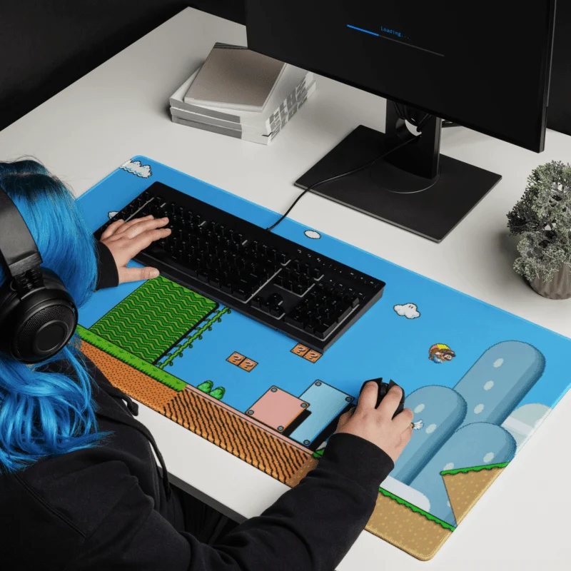 Tapis De Souris Gamer Rétro Pixel