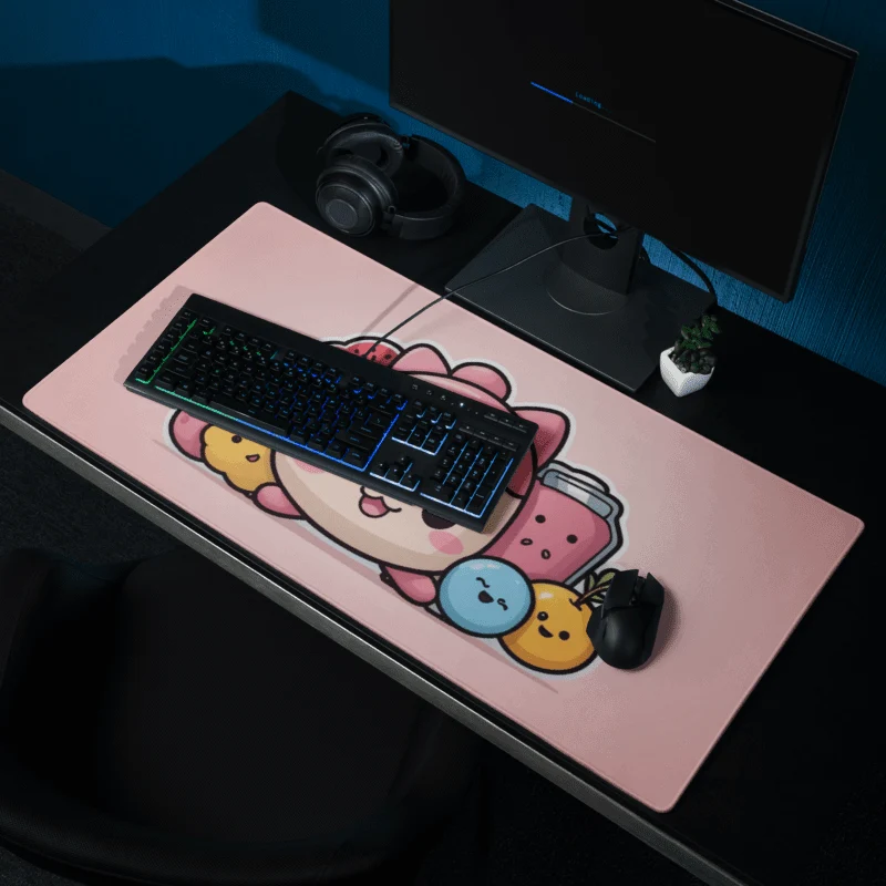 Tapis De Souris Kawaii Petit Chat Fruité