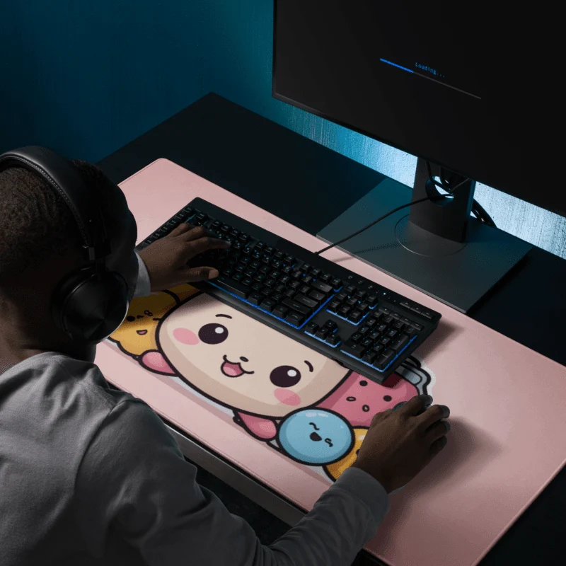 Tapis De Souris Kawaii Petit Chat Fruité