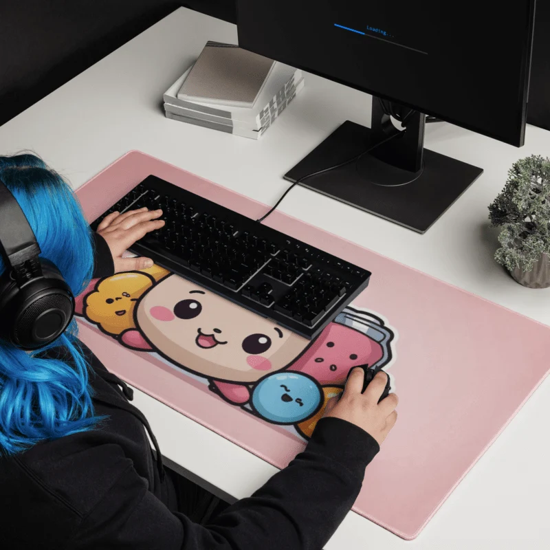 Tapis De Souris Kawaii Petit Chat Fruité