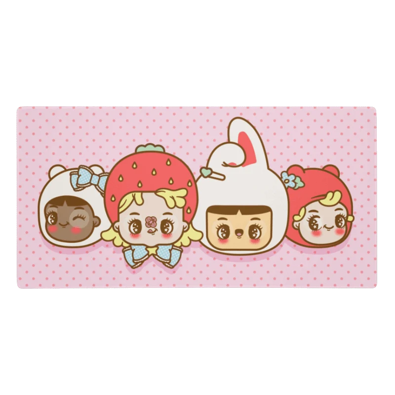 Tapis De Souris Kawaii Personnages Adorables