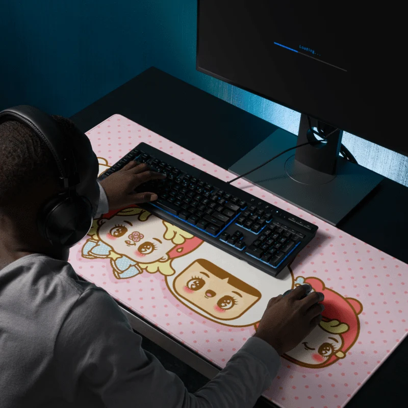 Tapis De Souris Kawaii Personnages Adorables