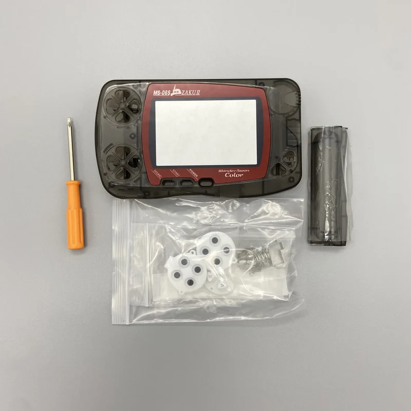 Coque de remplacement WonderSwan Color — blanc, noir ou transparent