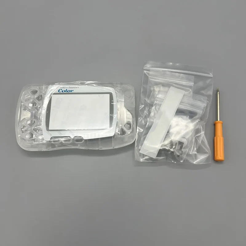 Coque de remplacement WonderSwan Color — blanc, noir ou transparent