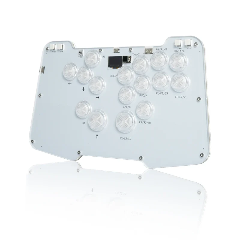Manette arcade sans levier Zen16 pour PC, PS4 et Switch — interrupteurs extra-plats