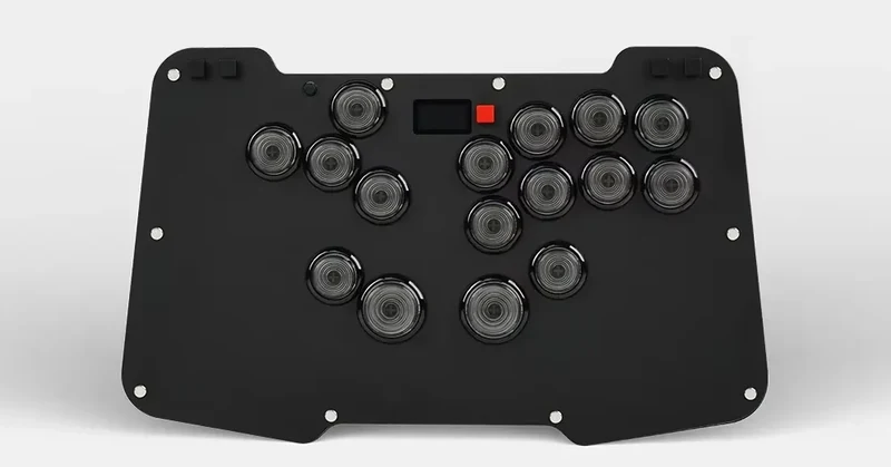 Manette arcade sans levier Zen16 pour PC, PS4 et Switch — interrupteurs extra-plats