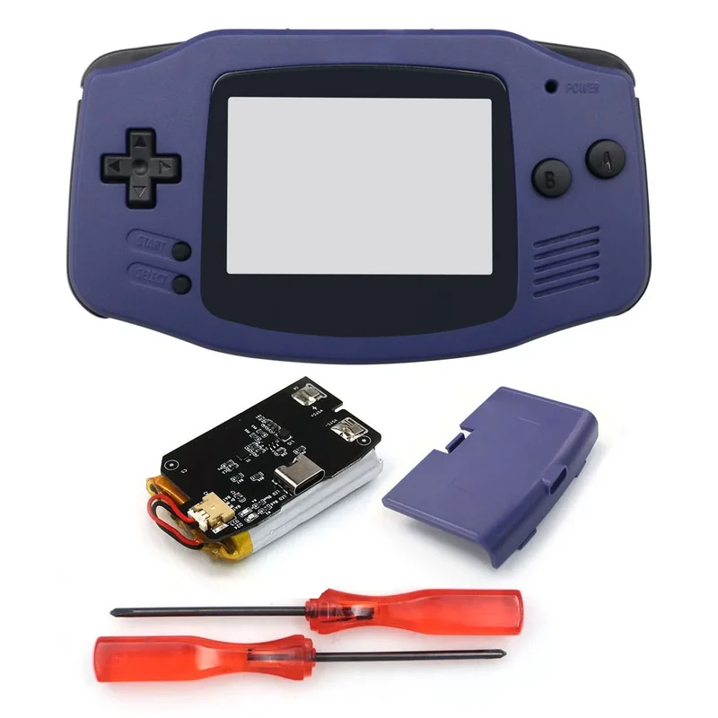 Coque GBA Hispeedido avec batterie rechargeable — pour écran IPS V2 ou V5