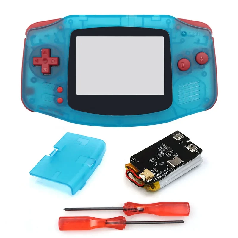 Coque GBA Hispeedido avec batterie rechargeable — pour écran IPS V2 ou V5