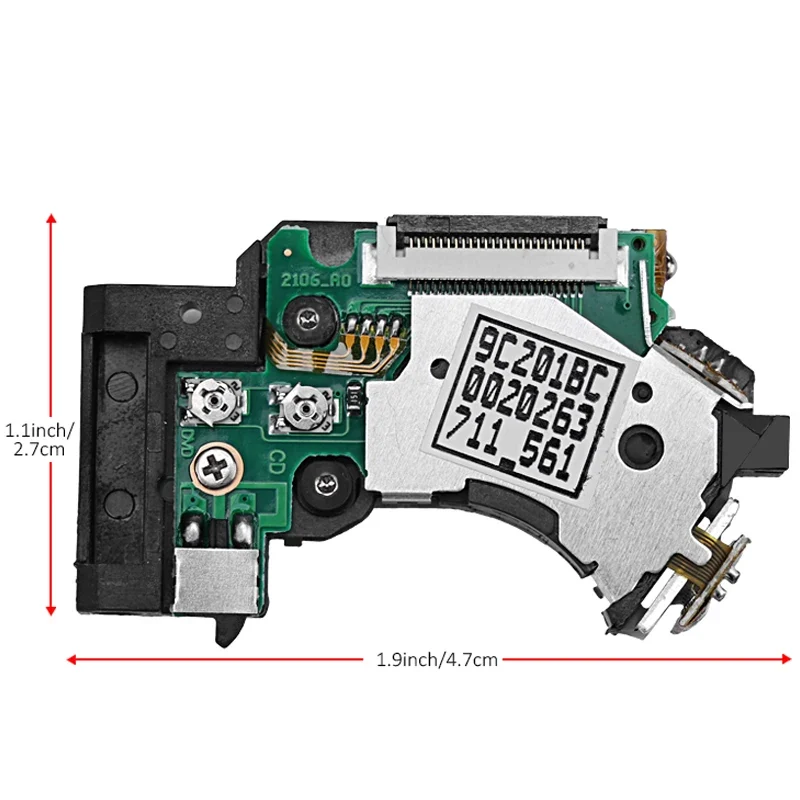 Bloc optique PVR-802W pour PS2 Slim — tête laser de remplacement