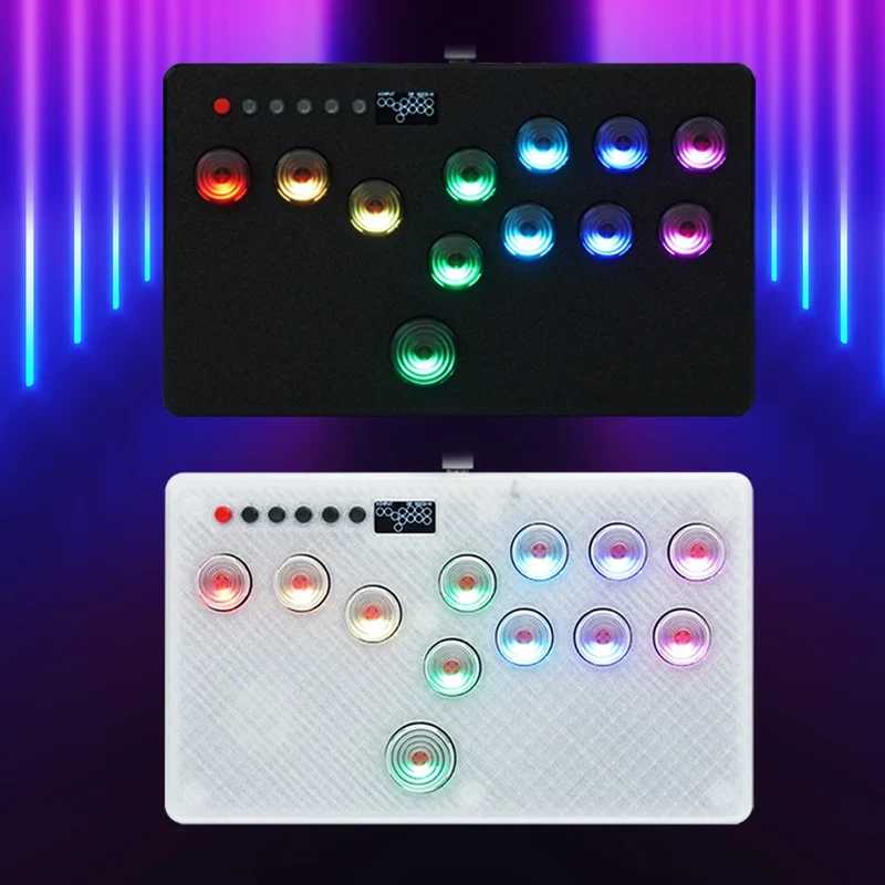 Hitbox mini à switchs Kailh hot-swap — disposition gauche ou droite, PC, PS4, Switch