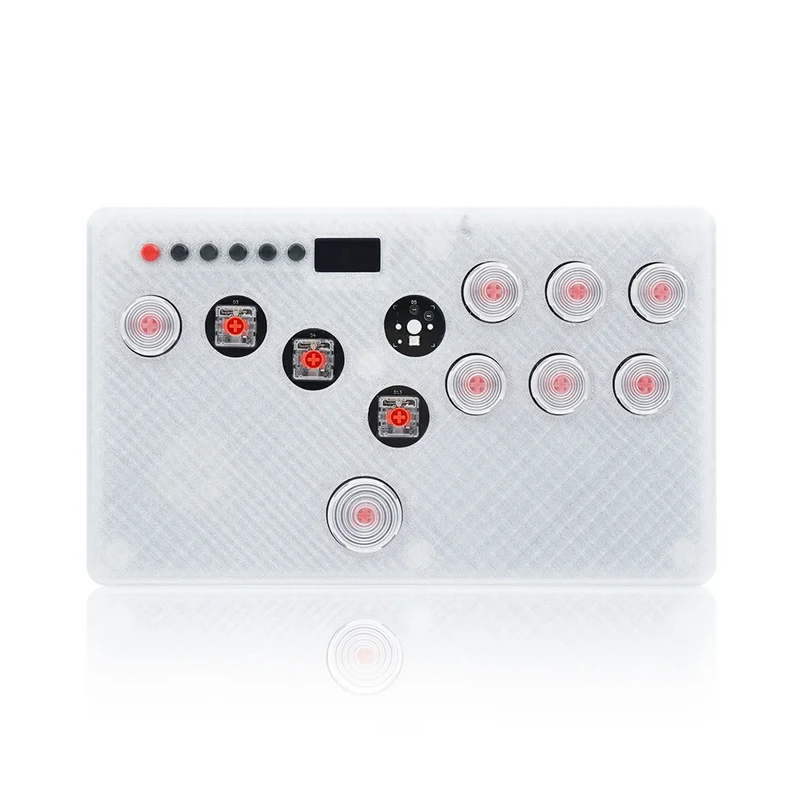 Hitbox mini à switchs Kailh hot-swap — disposition gauche ou droite, PC, PS4, Switch
